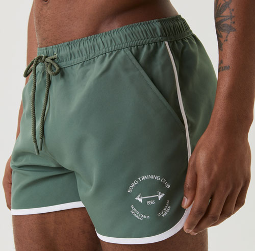 Bjorn Borg Zwemshort Retro model groen