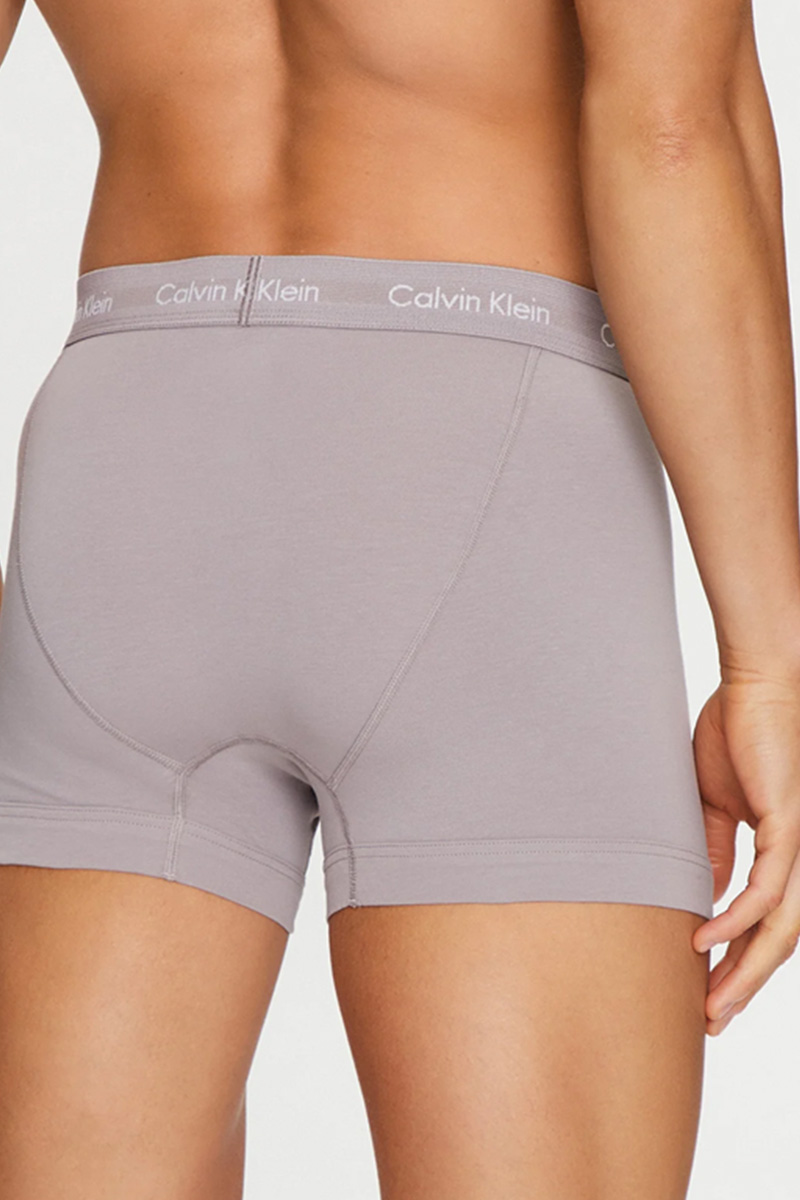 Calvin Klein Boxershorts 3-pack trunk blauw-grijs