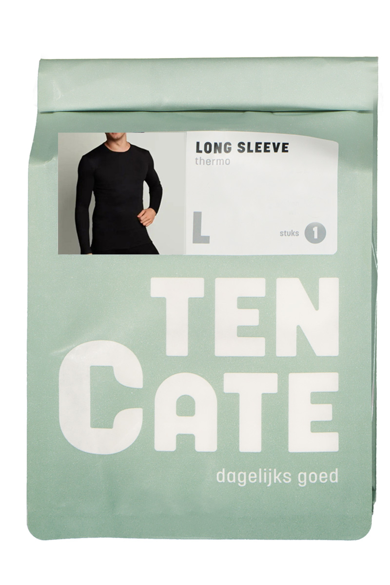 Ten Cate Thermo shirt lange mouw zwart