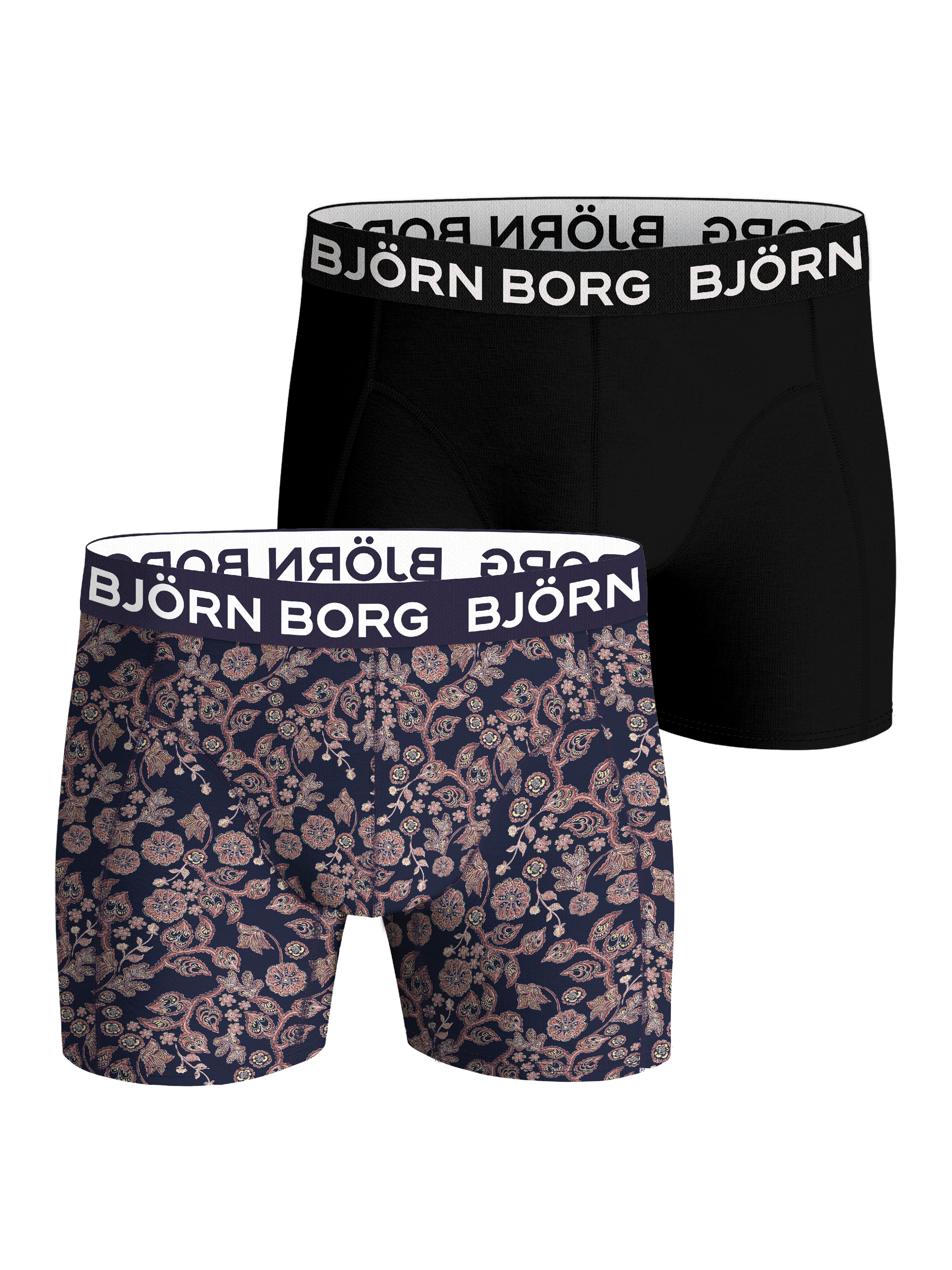 Bjorn Borg Bamboo Boxershorts 2-pack blauw-zwart