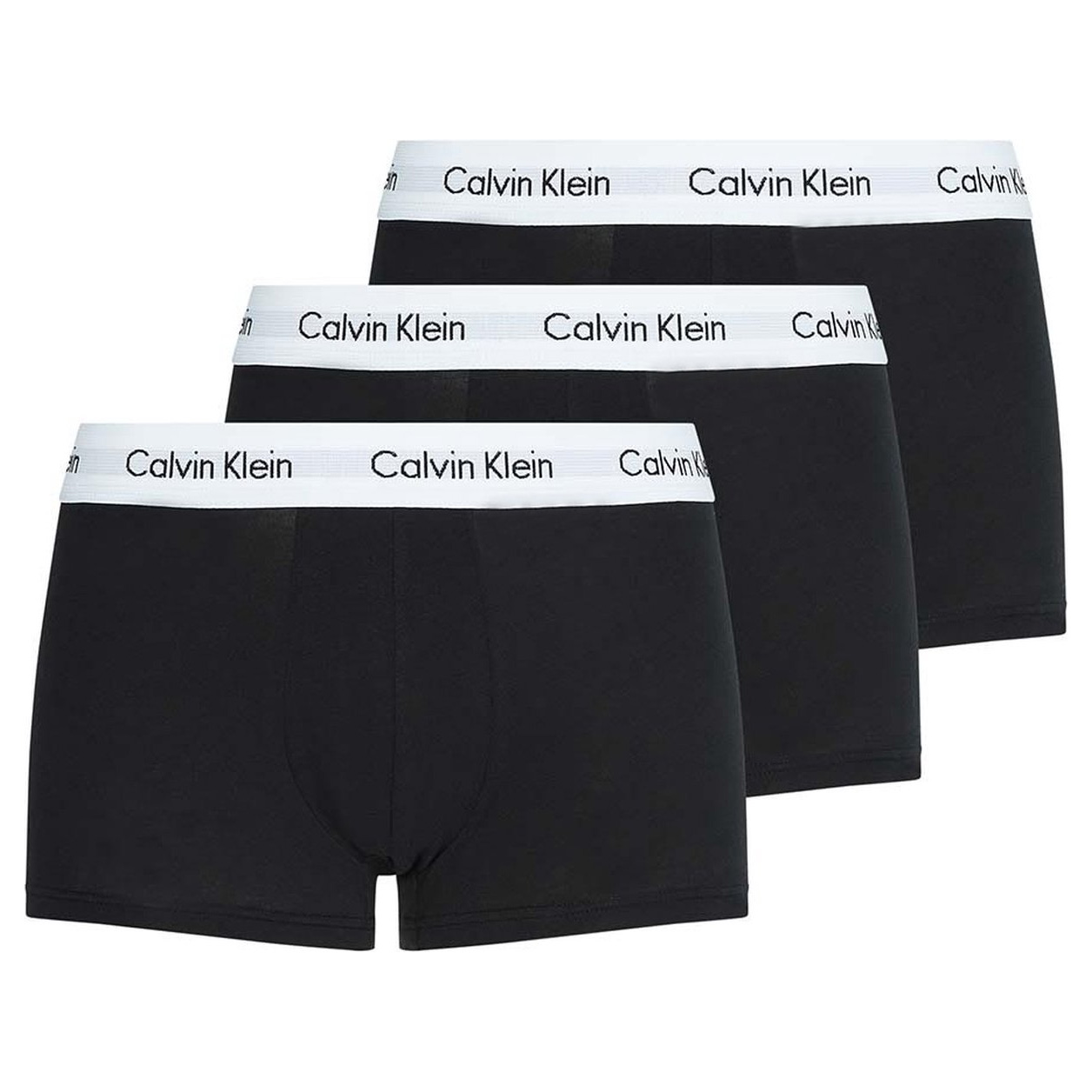 Calvin Klein Boxers 3-pack low rise trunk zwart-wit