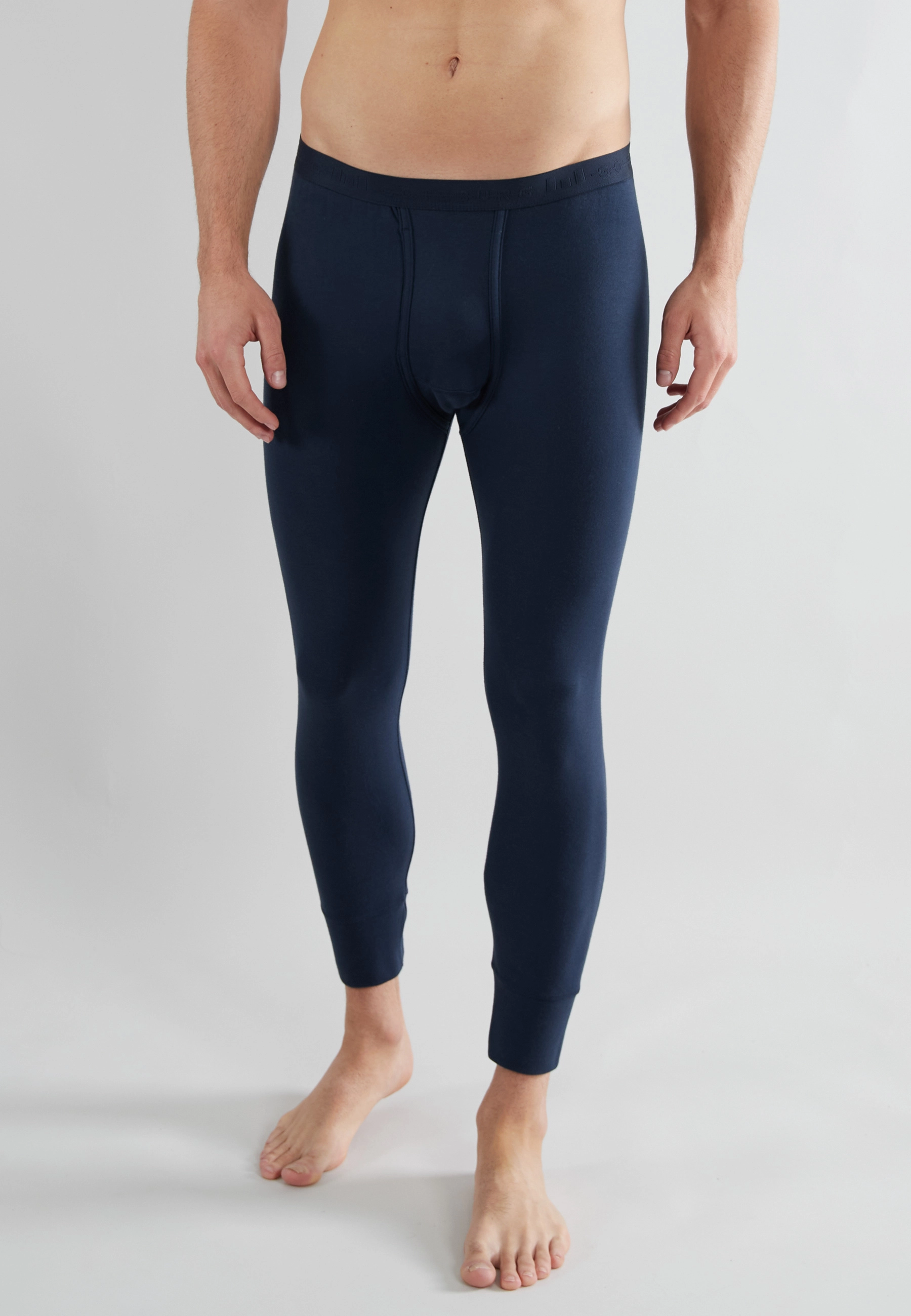 Thermo lange onderbroek blauw