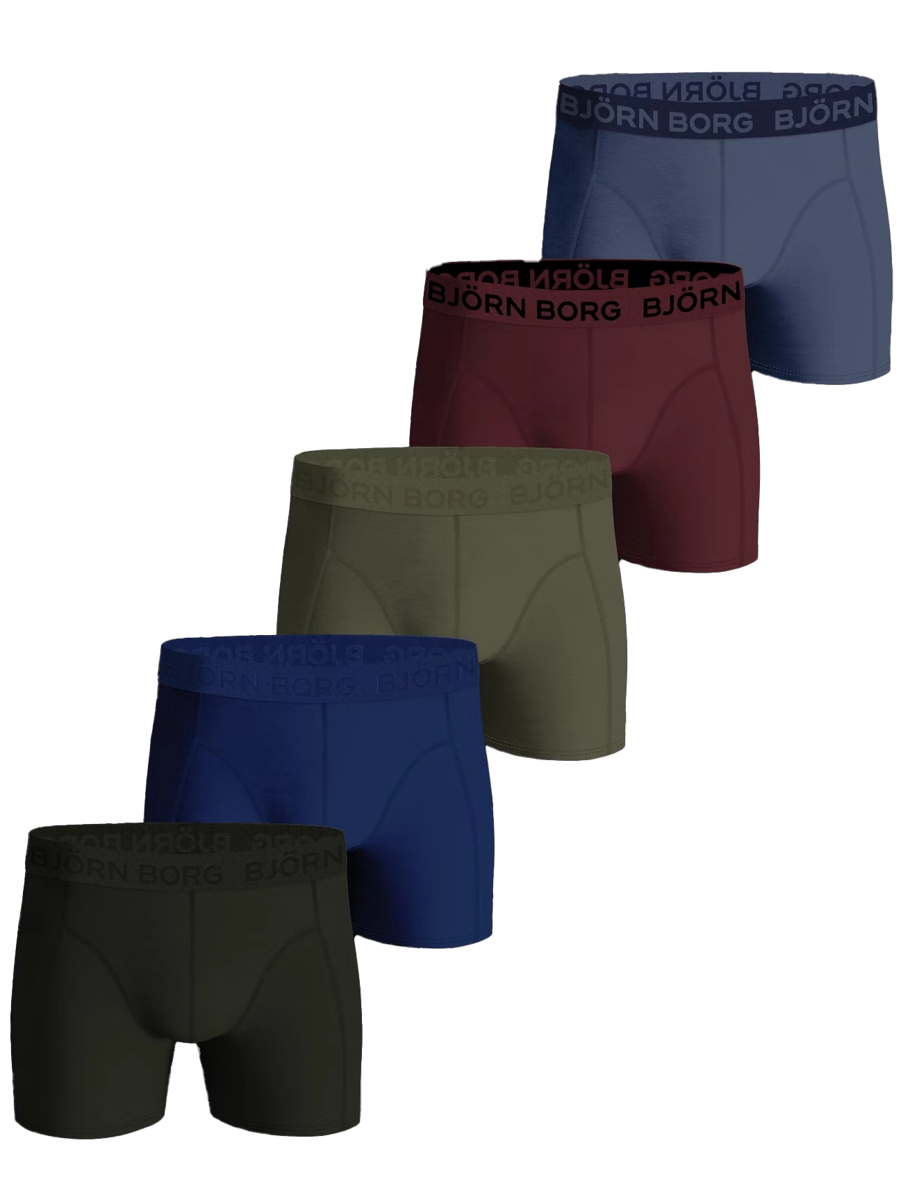 Bjorn Borg boxershorts cotton stretch 5-pack multicolor