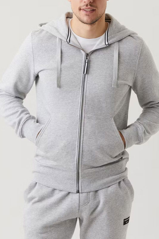 Bjorn Borg Hoody met rits Centre grijs