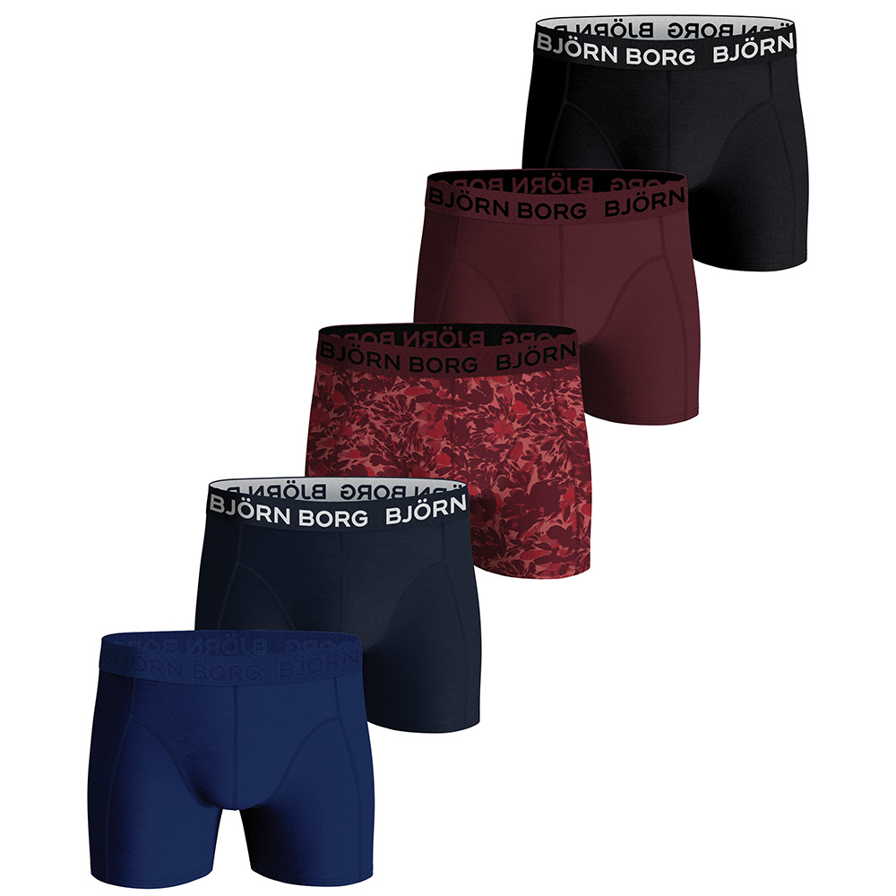 Bjorn Borg boxershorts For Boys 5-pack rood - blauw