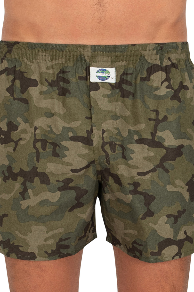 Deal boxers camouflage groen