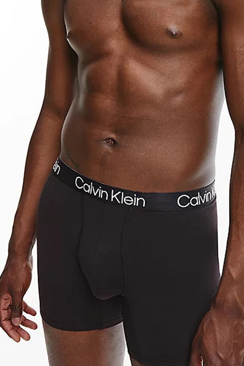 Calvin Klein Boxershorts modern structure zwart 3-pack