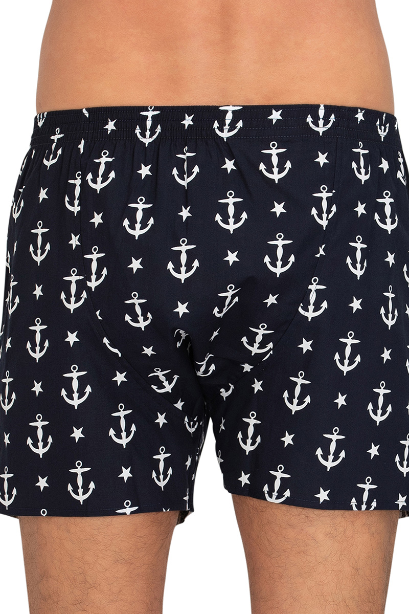 Deal boxers blauw met Anker 