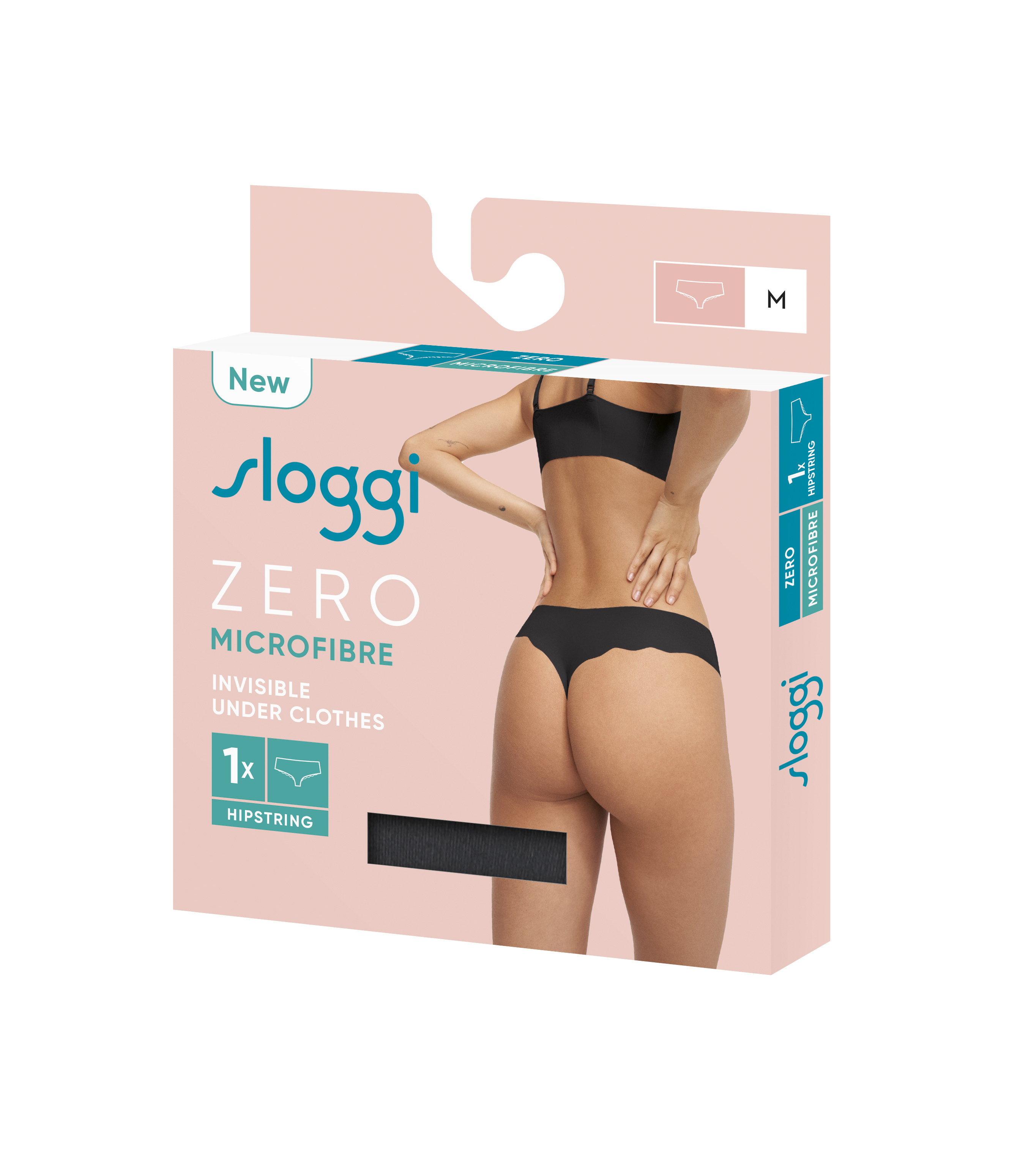 Sloggi ZERO Microfibre 2.0 Hipstring zwart