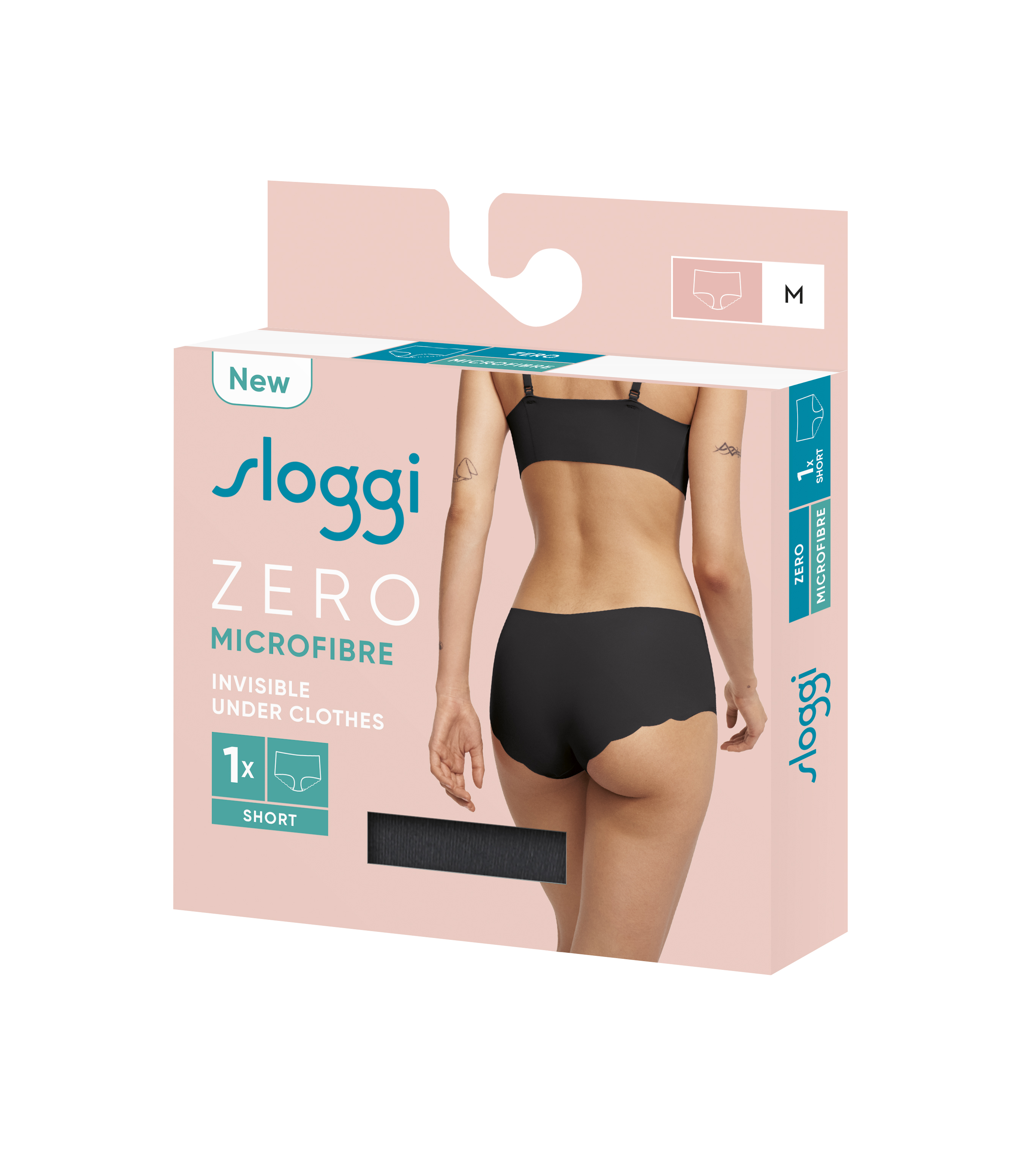 Sloggi ZERO Microfibre 2.0 Short zwart