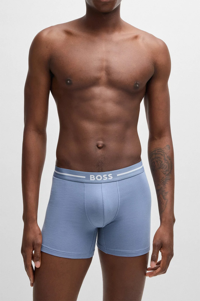 Hugo Boss Power boxershorts 3-pack blauw