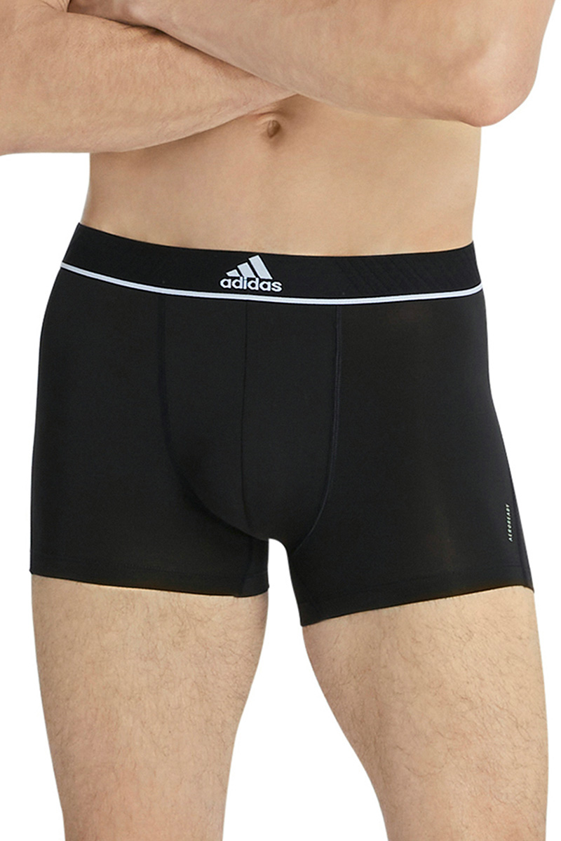 Adidas boxershorts active microfiber flex 3-pack grijs-zwart