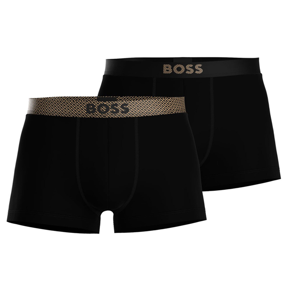 Hugo Boss Power boxershort - trunk 2-pack zwart