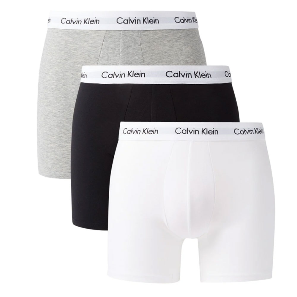 Calvin Klein Boxershorts 3-pack zwart-wit-grijs