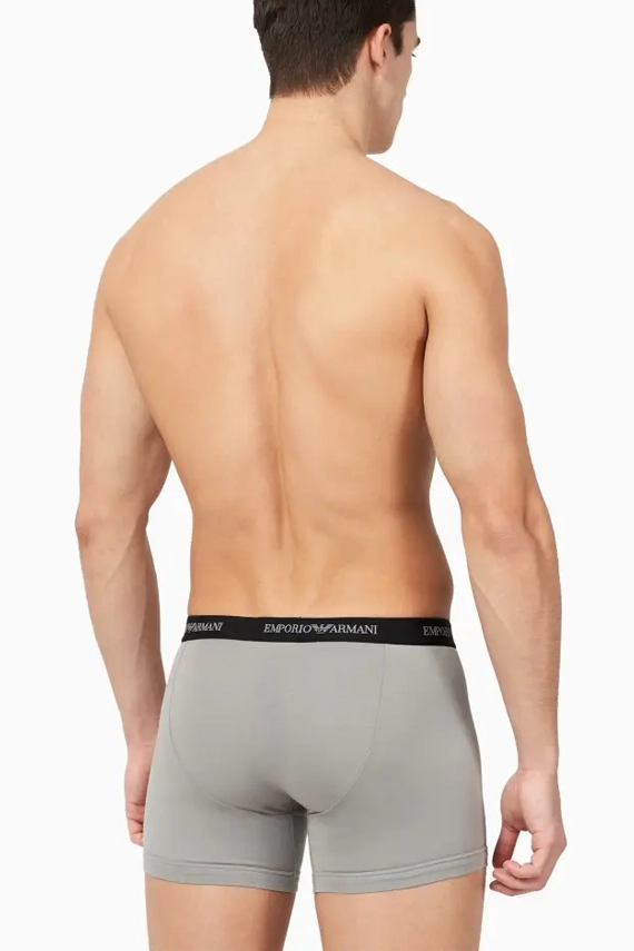 Armani Boxershorts Core 2-pack zwart-grijs