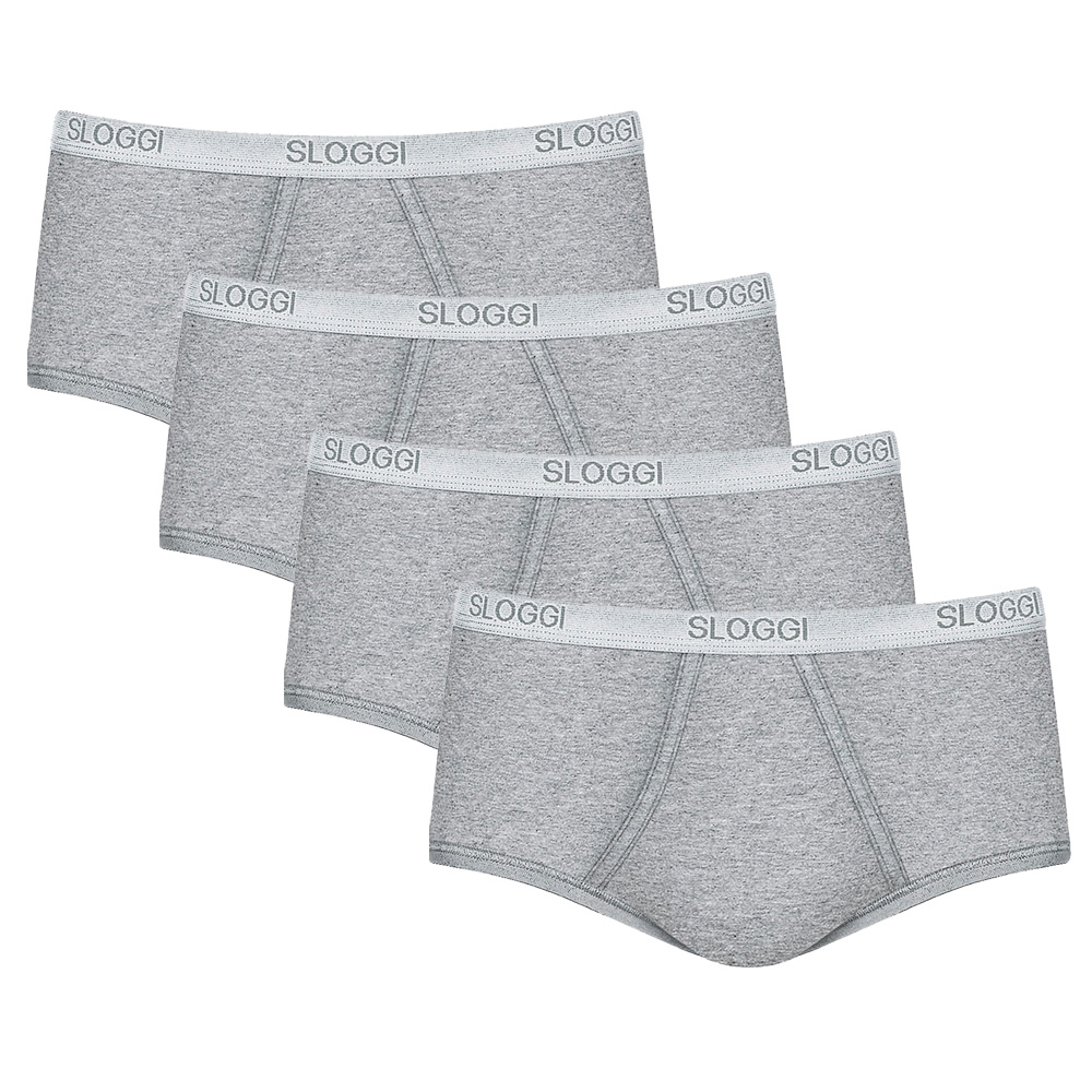 Sloggi men Basic maxi grijs 4-pack = 3+1 gratis 