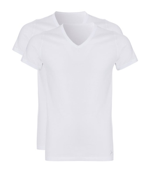 Ten Cate Basic T Shirts Long Wit V Hals